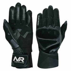 Leather Gloves Motorbike Perforated